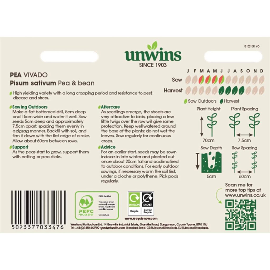 Unwins Pea Vivado Seeds 5023377033476 2